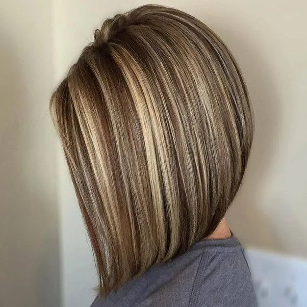 Image 2: Contoh hasih cat rambut highlight